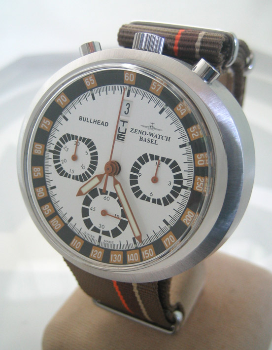 ZENO watch basel BULLHEAD auto chronograph size 43×46 mm – World 