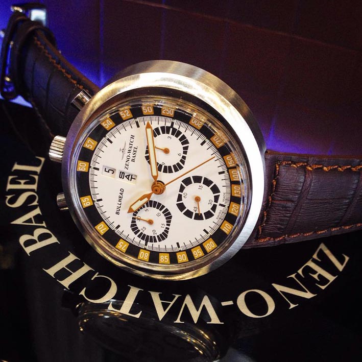 ZENO watch basel BULLHEAD auto chronograph size 43x46 mm