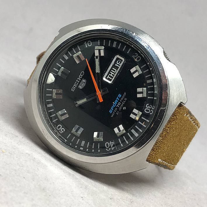 Seiko 5 Sport 70 proof 6119-7160 Automatic 1970s Size 43mm